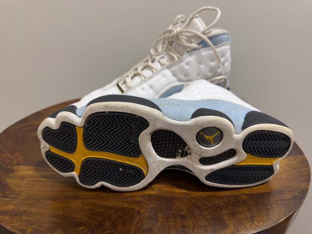 Jordan 13 Retro University Blue White Size 7.5 - Picture 5 of 6